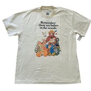 Desert Dreamer Women's Unisex Smokey Bear Fire Graphic T-Shirt L Large NWOT